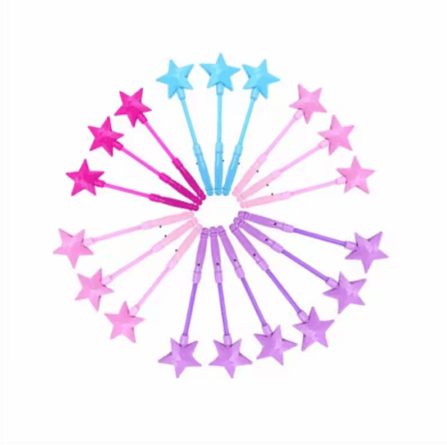 Flashing Light-Up Star Wand – Kids LED Glow Stick Toy for Christmas, Halloween & Parties