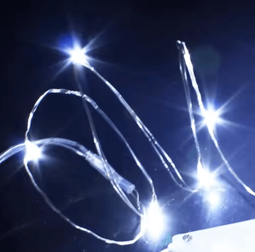 10-Piece Copper Wire LED Fairy String Lights for Parties and Christmas