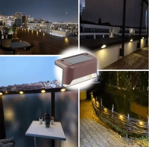 1–20PCS Solar Deck Lights for Stairs, Fences and Pathways