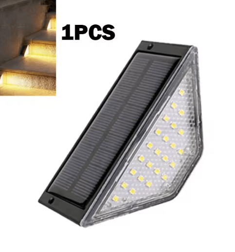 Solar Stair Lights IP67 Waterproof Outdoor Step Lighting