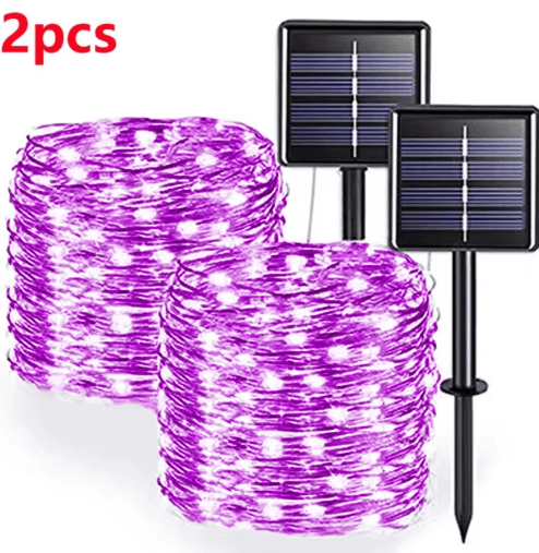 42M 400-LED Solar Fairy String Lights for Outdoor Decors