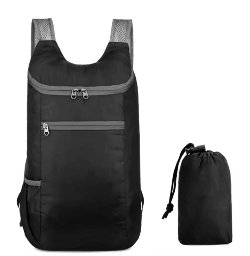 Foldable Weekend Travel Bag – Waterproof Large Capacity Lightweight Backpack