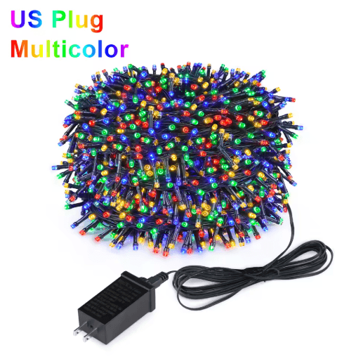 Waterproof LED Christmas Fairy Lights – White, Warm & RGB String Lights