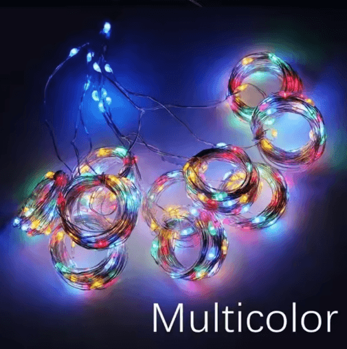 USB LED Curtain Garland Lights – 8-Mode Christmas Fairy String Lights