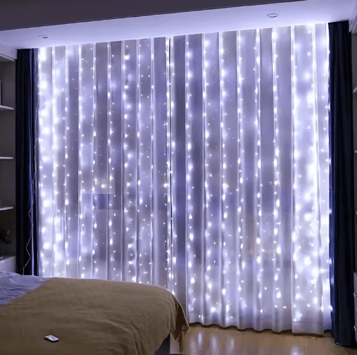 3M/4M/6M USB LED Curtain Lights – Remote Fairy Garland for Home Decor