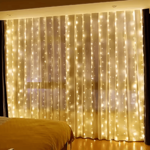 3M/4M/6M USB LED Curtain Lights Remote Fairy Garland for Home Decor