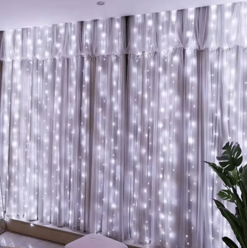 3M/6M USB LED Curtain Lights – Remote Fairy Festoon Garland