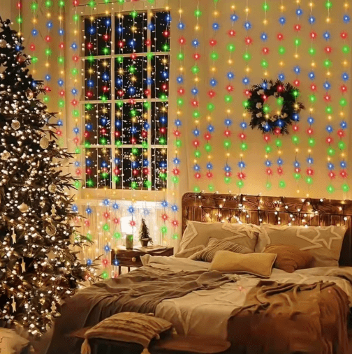 3M/4M/6M USB LED Curtain Lights – Ramadan & Eid Fairy String Decor