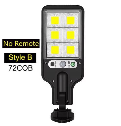 Solar LED Wall Light – 3-Mode Motion Sensor Outdoor Courtyard Lamp