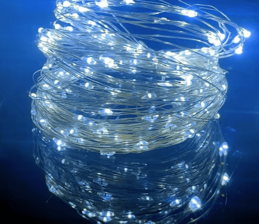 5M Copper Wire Fairy Lights – Battery-Operated Waterproof LED String Lights