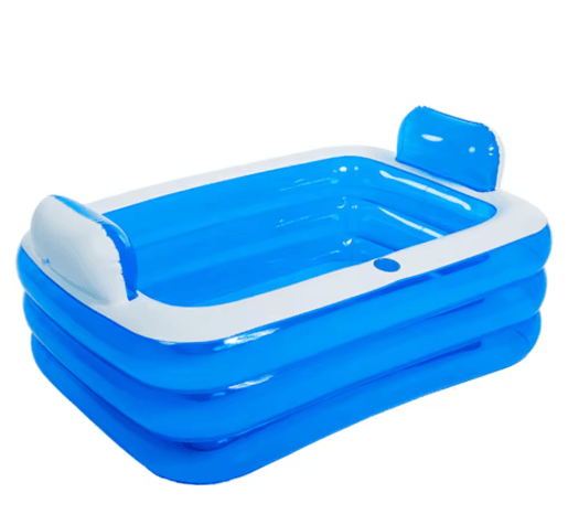 Thick 3-Layer Portable Bathtub – Easy-Storage Travel Soaking Tub
