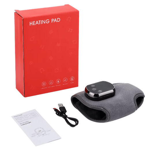 Electric Heated Ankle Massager – Vibration Hot Compress Foot Wrap