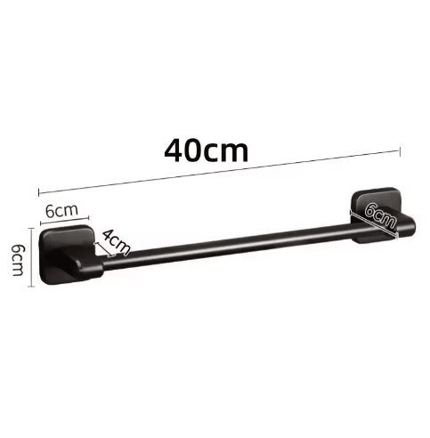 Self-Adhesive Bathroom Towel Rack – No-Drill Wall Towel Bar