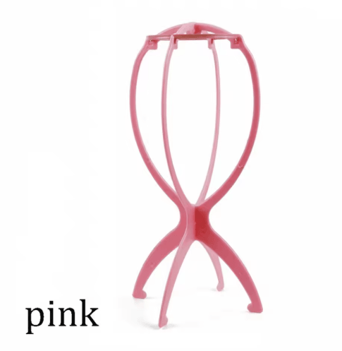 Portable Foldable Wig Stand – Travel Styling & Hat Storage Rack