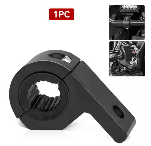 Motorcycle LED Headlight Clamps for Spotlights and Fog Lights