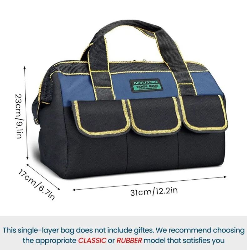 AIRAJ Heavy Duty Waterproof Tool Bag with Large Capacity