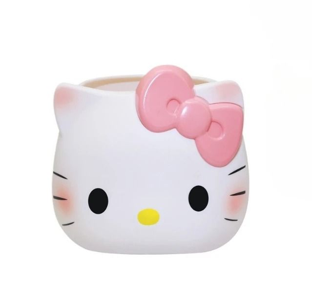 Hello Kitty Cute Desk Pen Holder Organizer for Stationery and Makeup Storage