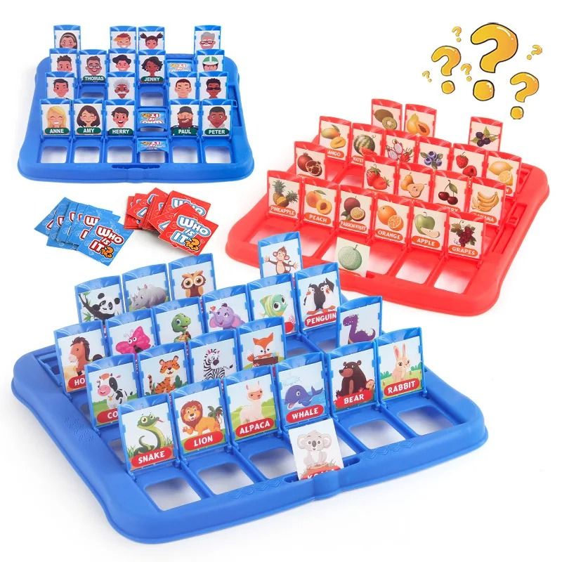 Guess Who I Am Game Interactive Kids Board Game for Parent C | Inspire ...