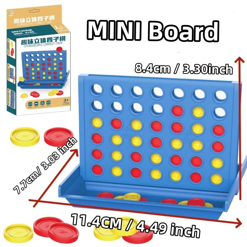 Four in a Row Game Classic Connect Board Game for Kids and Family