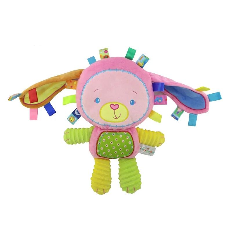 Baby Elephant Lovey Plush Sensory Toy with Rattle and Bell | Inspire Uplift