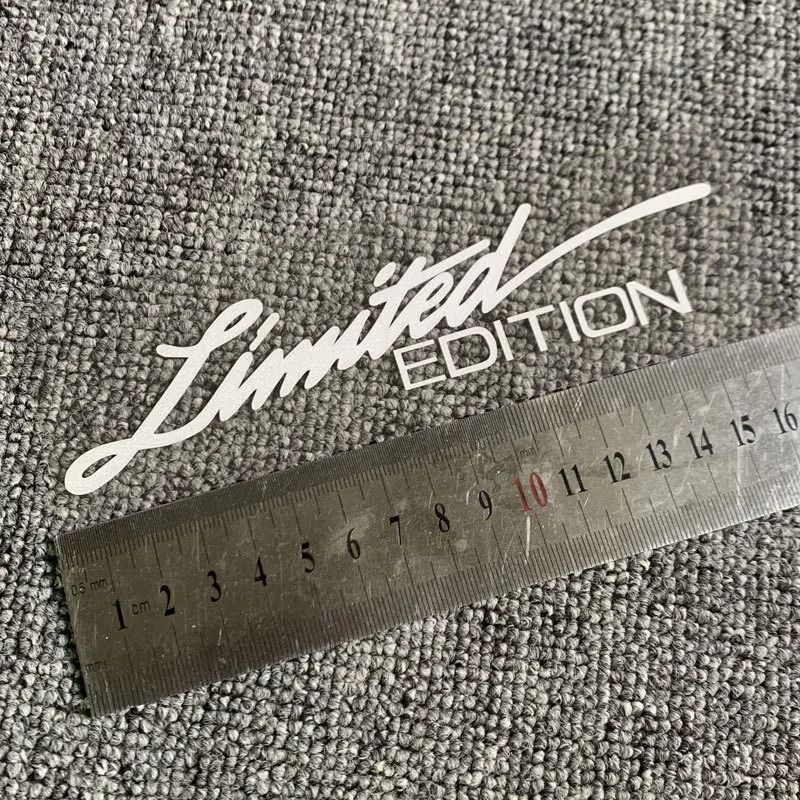 Limited Edition Reflective Car Letter Decal Laser Style Vinyl Sticker