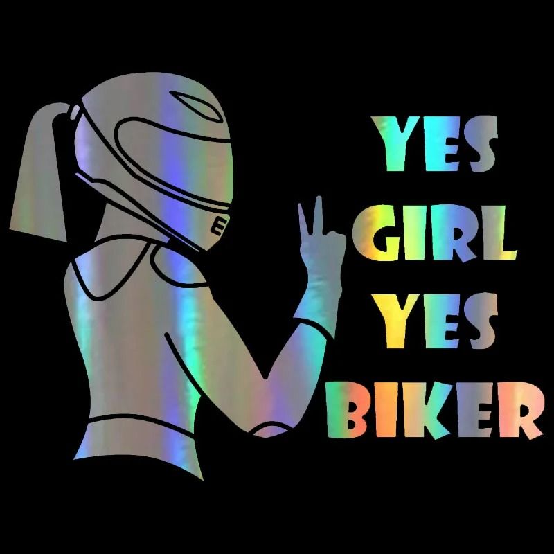 Respect Biker 3D Vinyl Motorcycle Sticker Weatherproof Moto Decal