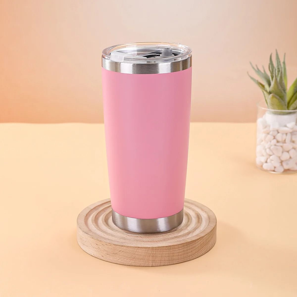 20 oz Stainless Steel Thermal Water Bottle Vacuum Insulated for Hot and Cold Drinks