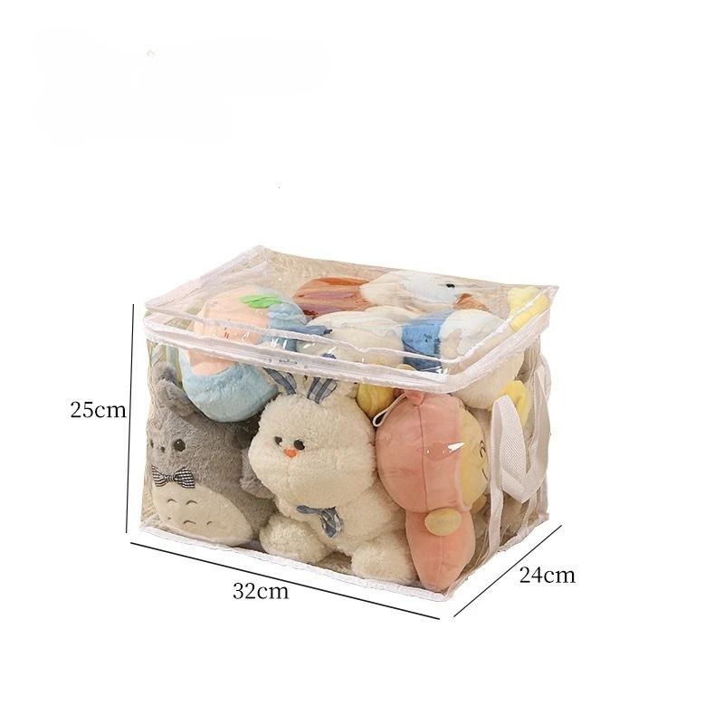 Large Capacity Plush Toy Storage Bag Waterproof Organizer for Kids