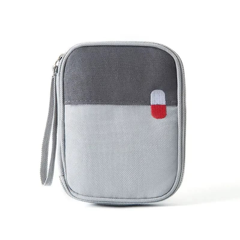 Mini Portable First Aid Organizer Bag for Travel and Emergency Storage