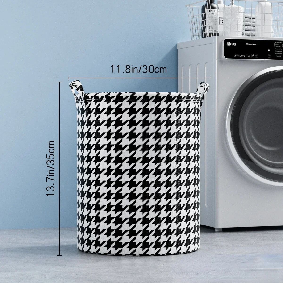 Foldable Laundry Basket Waterproof Large Capacity Storage Hamper for Clothes and Toys