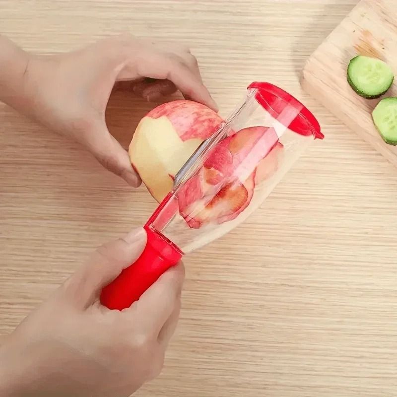 Stainless Steel Vegetable Peeler with Storage Multifunctional Kitchen Tool