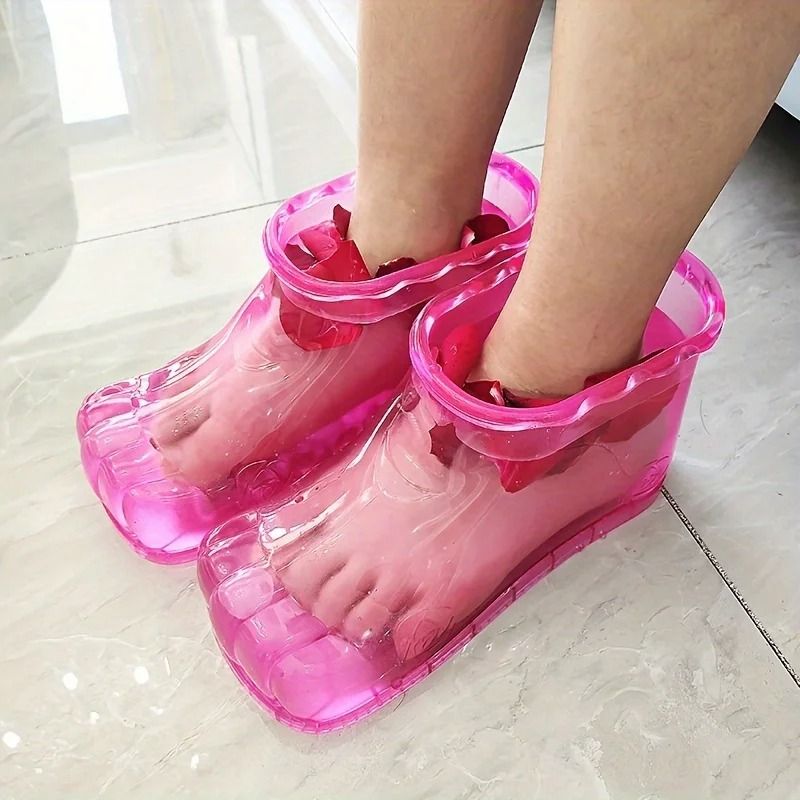 Portable Foldable Foot Spa Bath Wearable Foot Soaking Basin for Home and Travel