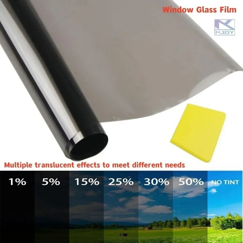 Black Window Tint Film UV Protection for Car and Home Glass