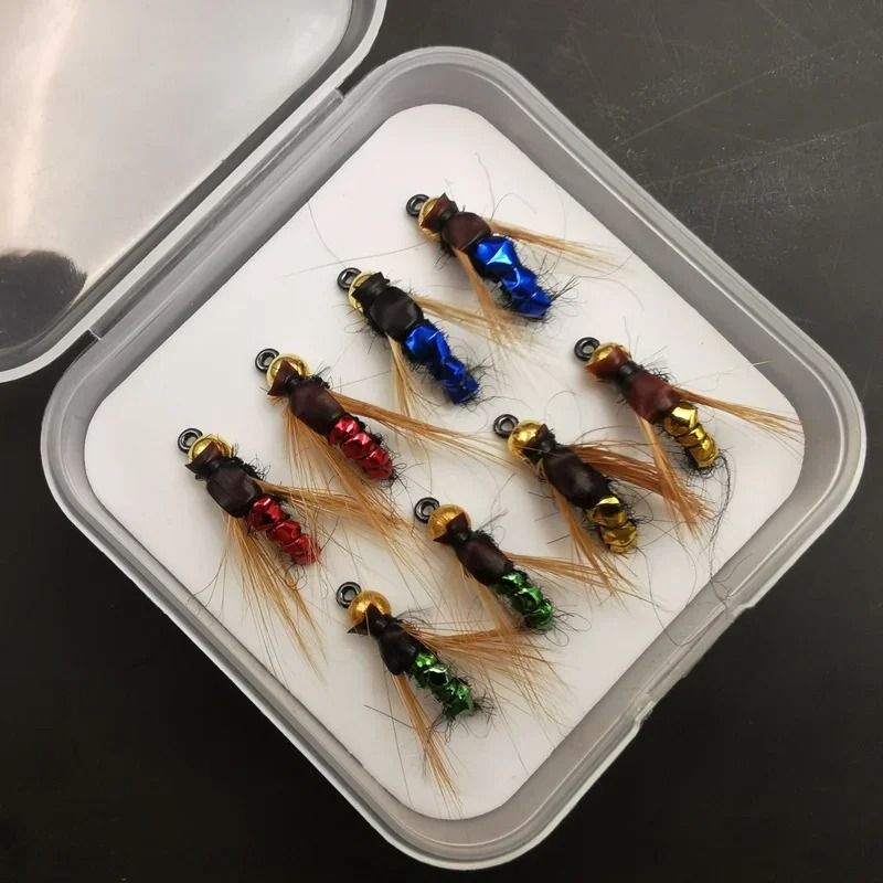 Trout Nymph and Scud Fly Fishing Flies Kit Artificial Insect | Inspire  Uplift