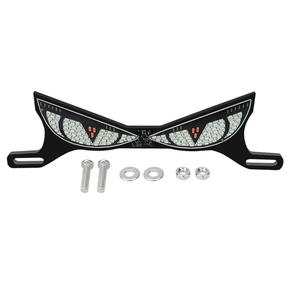 Universal Motorcycle License Plate Light LED License Plate Screw Running Signal Light