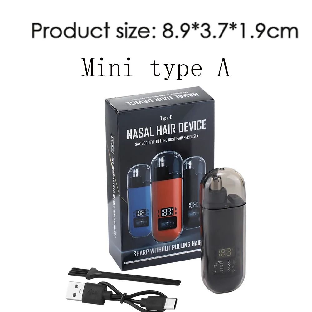Electric Nose Hair Trimmer High Speed Facial Hair Remover for Men and Women