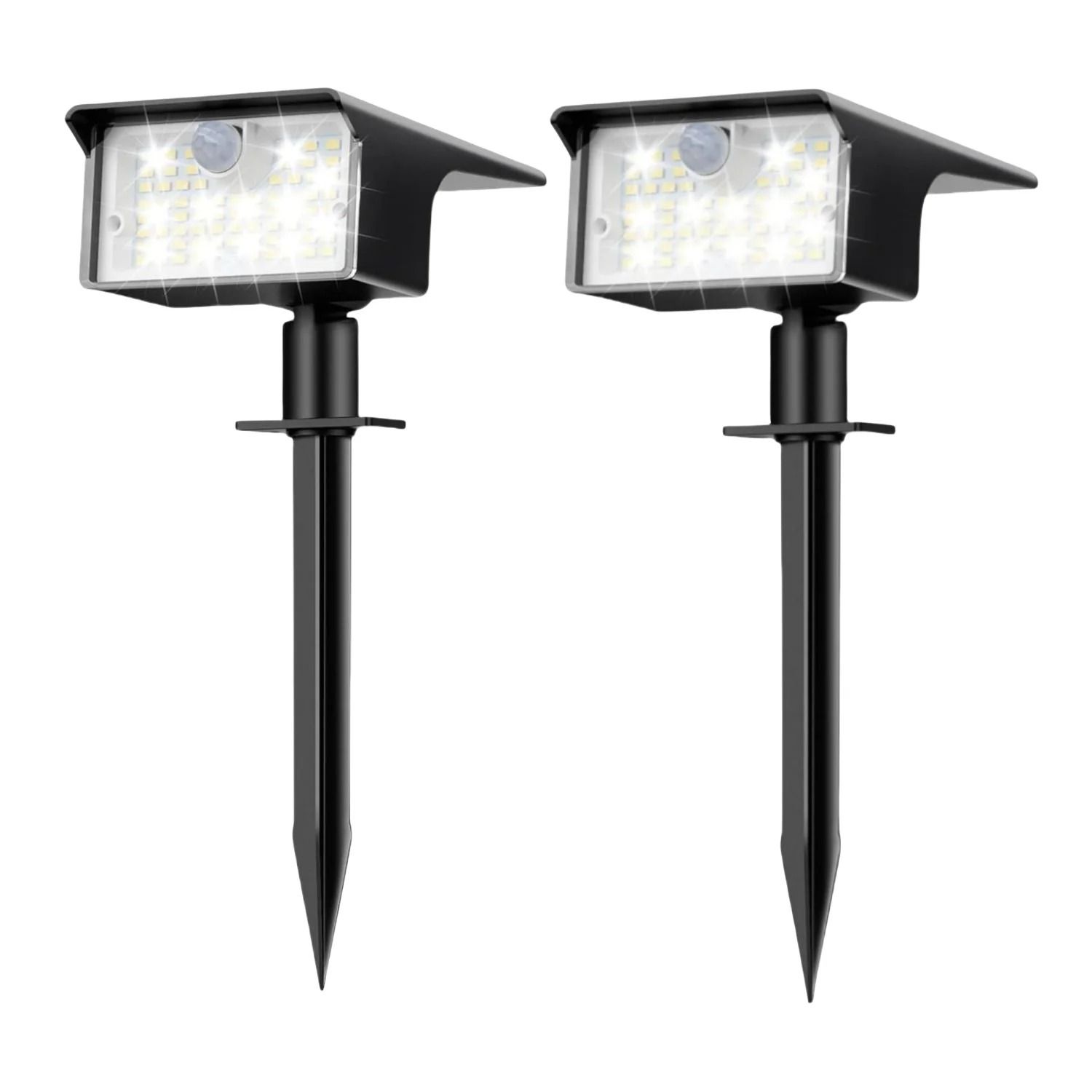 Solar Motion Sensor Spot Lights Outdoor Waterproof Garden Landscape Lights