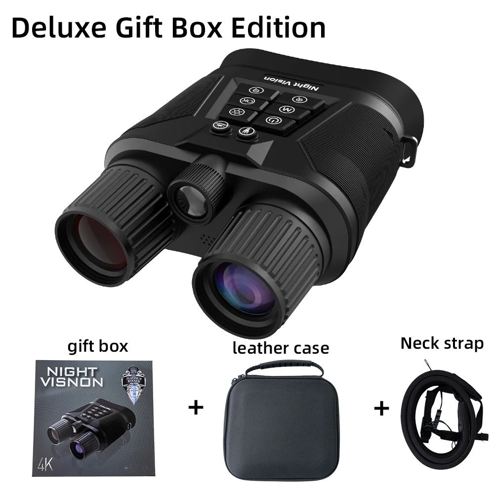 Tinsol 600M Infrared Night Vision Telescope 4K Digital Binoculars with Zoom