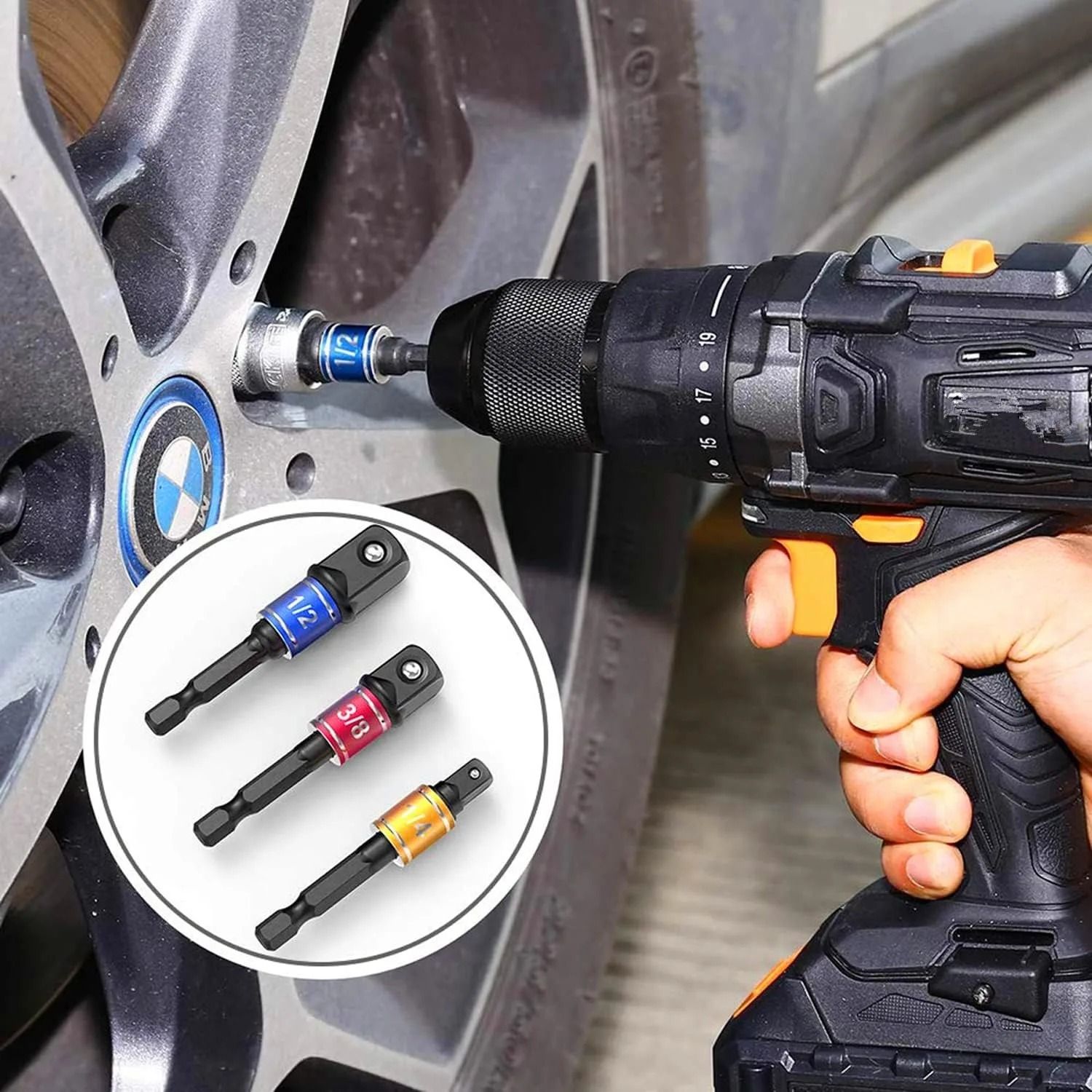 Impact Grade 105 Degree Angle Drill Adapter Right Angle Scre | Inspire ...