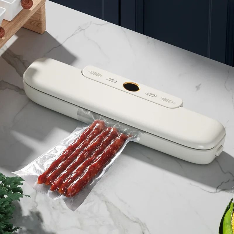 Household Food Vacuum Sealer Machine Kitchen Vacuum Sealer for Home Use with 10 Vacuum Sealing Bags
