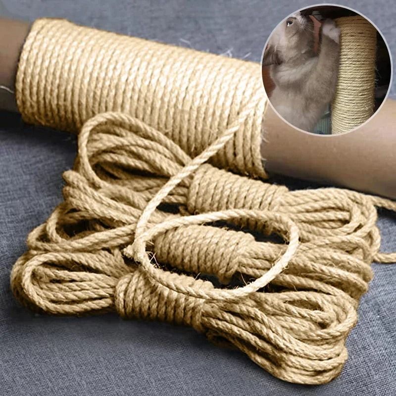 Craft Cat Rope Natural Sisal Rope for Cat Scratching Post and DIY Cat Tree | Inspire ...