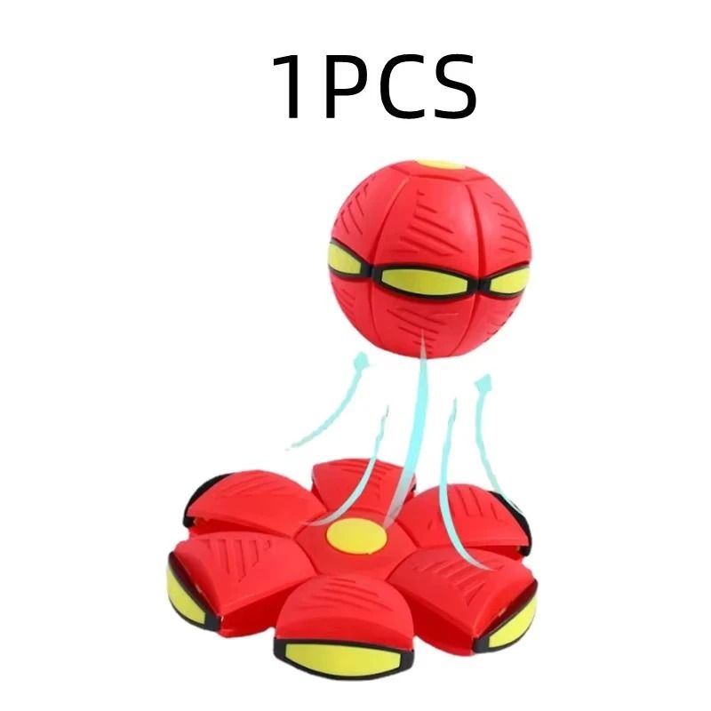Flying Saucer Dog Bouncing Ball Durable Interactive Outdoor Pet Toy