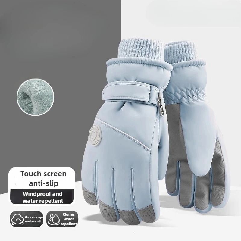 ArcticRide Women Winter Ski Gloves Fleece Lined Touchscreen Riding Gloves