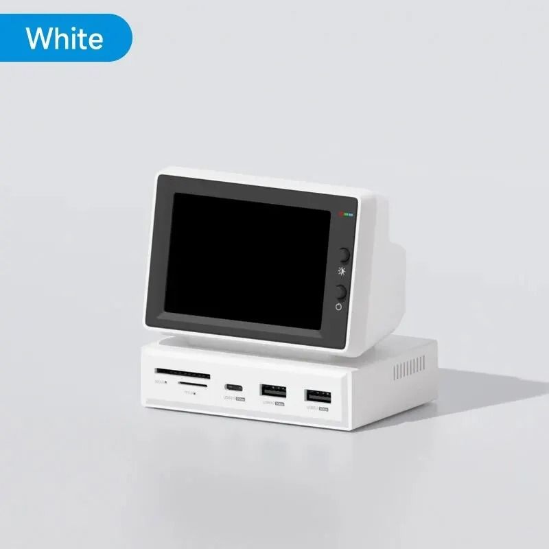 Hagibis 3.5 Inch IPS Mini PC System Monitor Display with USB C Hub