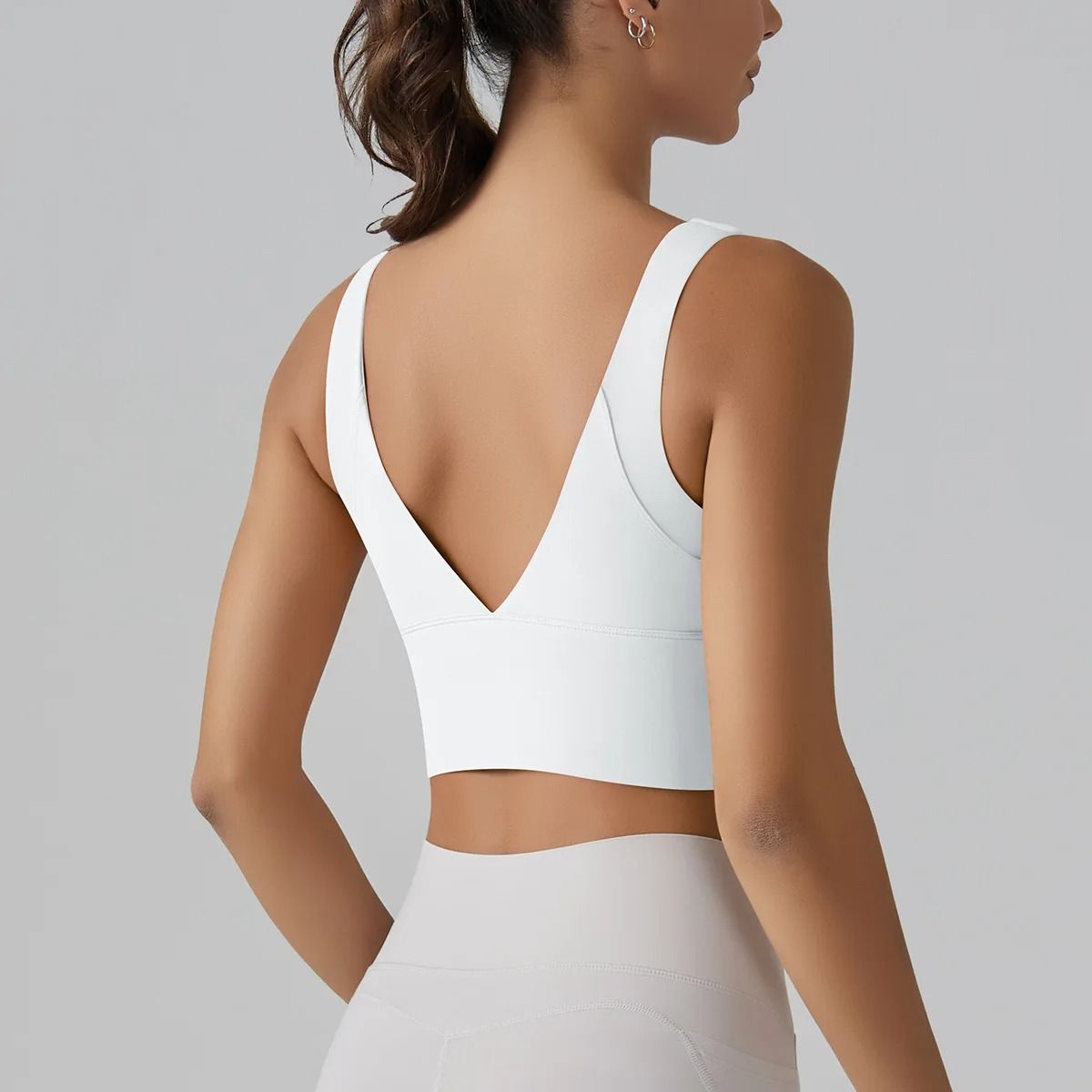 Push Up Yoga Tank Top Breathable Fitness Gym Sports Bra Vest