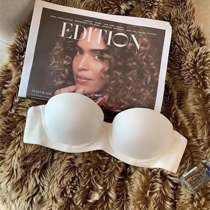 SmoothCurve Seamless Push Up Bra Half Cup Wireless Fit