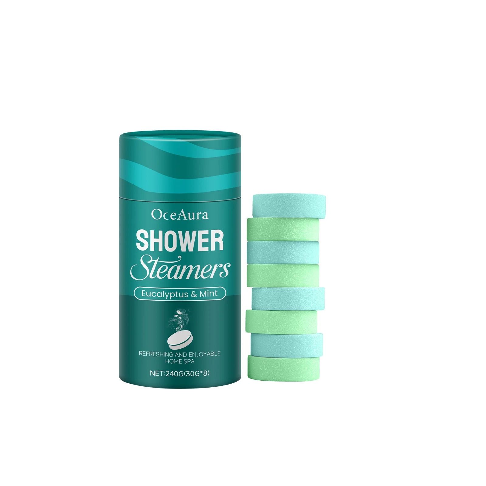 OceAura Aromatherapy Shower Steamers Eucalyptus Mint and Lavender Rose Tablets