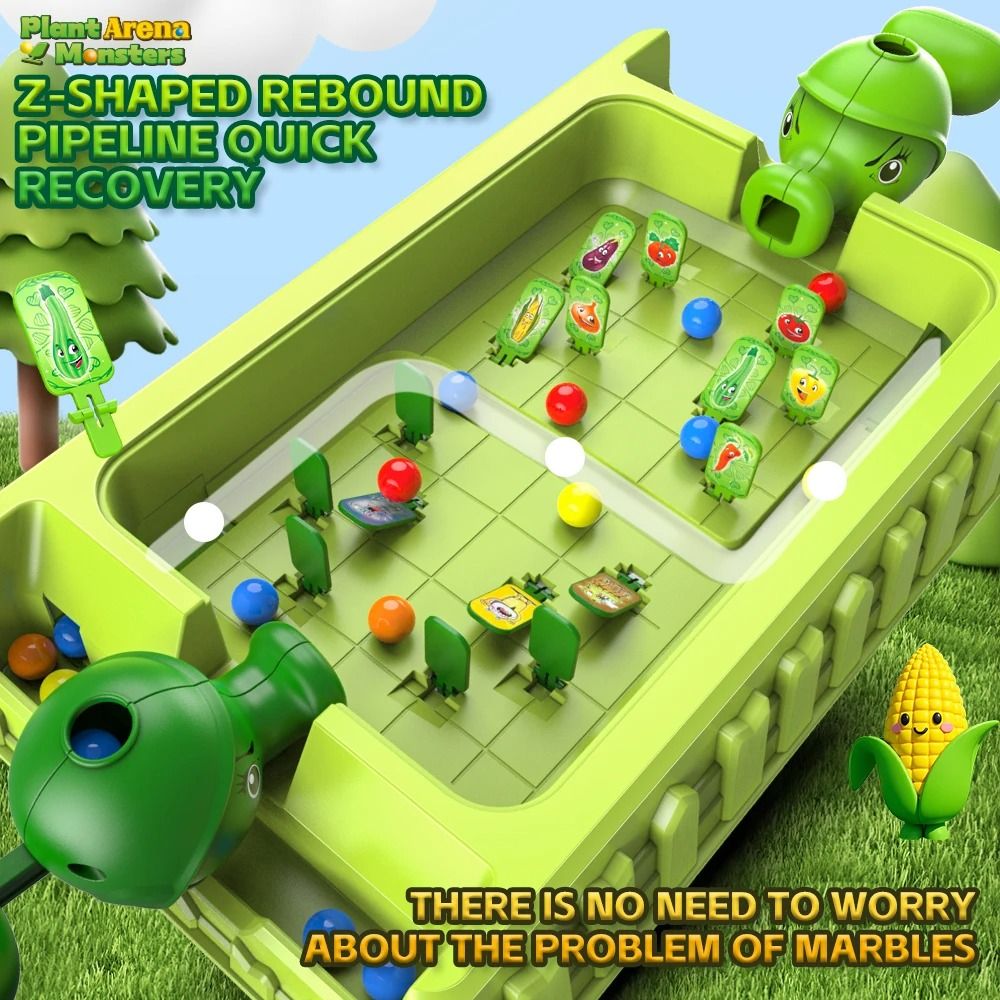 Kids Tabletop Pinball Machine Educational 2 Player Game for Toddlers