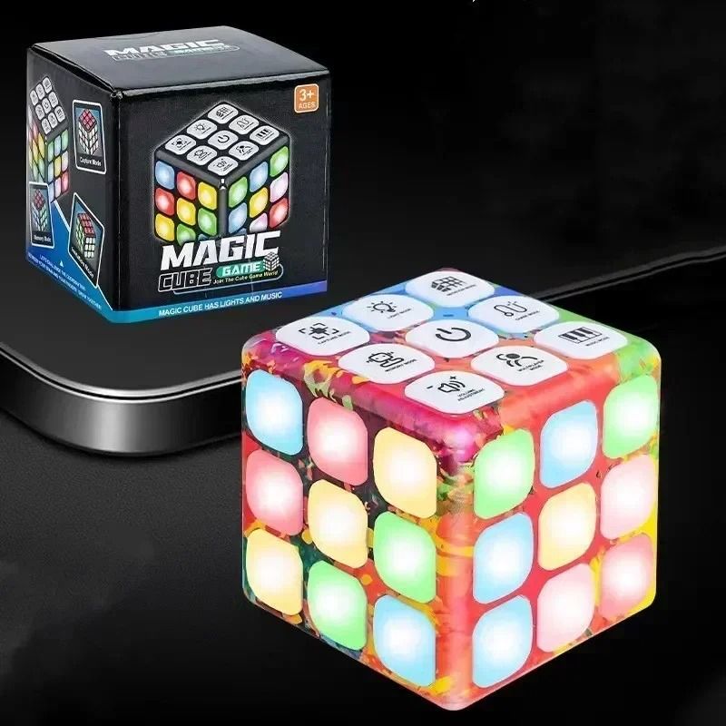 Smart Voice Electronic Magic Cube 3x3 Magnetic Brain Training Toy