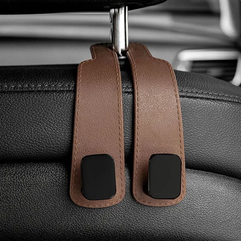 Car Headrest Hooks for Bags and Seat Back Organization